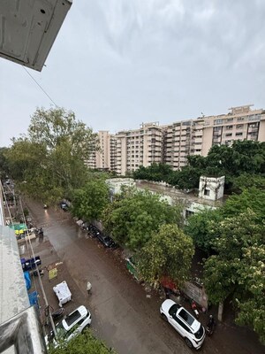 1 RK Independent House – Exterior View View at Saraswati Vihar - for Rent