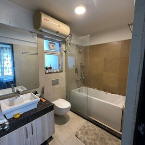 Attached Bathroom in 4 BHK Apartment at M3M Golf Estate, Sector 65 – for Rent