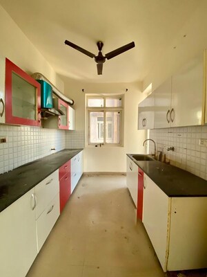 Kitchen in 4 BHK Apartment at Dhakoli – for Rent