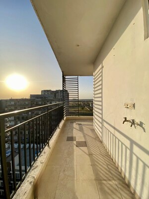 Balcony in 4 BHK Apartment at Dhakoli – for Rent