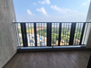 Balcony in 2 BHK Apartment at Mahindra Nestalgia, Pimpri – for Rent