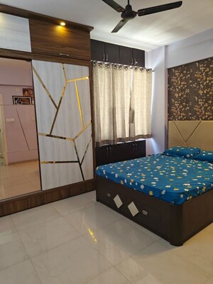 Bedroom in 3 BHK Apartment at Rachana Bella Casa, Baner – for Rent