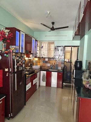 Kitchen in 3 BHK Apartment at Rachana Bella Casa, Baner – for Rent