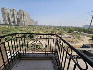Balcony in 2.5 BHK Apartment at Prateek Grand City, Siddharth Vihar – for Rent