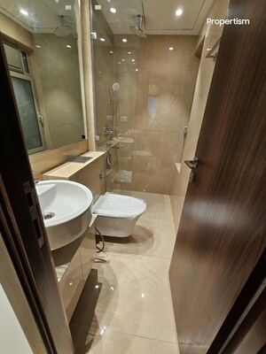 Bathroom in 1 BHK Apartment at Hiranandani Highland, Powai – for Sale