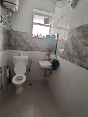 Bathroom in 3 BHK Apartment at Aravali View Rail Vihar, Sector 56 – for Rent