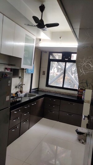 Kitchen in 1 BHK Apartment at Hiranandani Gardens Canna, Powai – for Rent