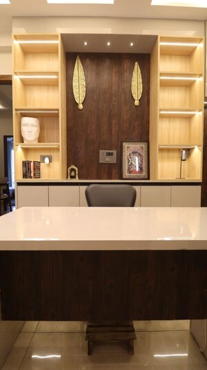 Hall in 4 BHK Apartment at Maya Green Lotus Utsav, International Airport Road – for Rent