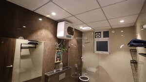 Washroom in 4 BHK Apartment at Maya Green Lotus Utsav, International Airport Road – for Rent