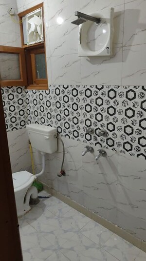 Bathroom in 2 BHK Builder Floor at Raj Nagar – for Rent