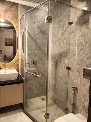 Bathroom in 3 BHK Builder Floor at NKV Golden Avenue, Sohna Sector 35 – for Sale