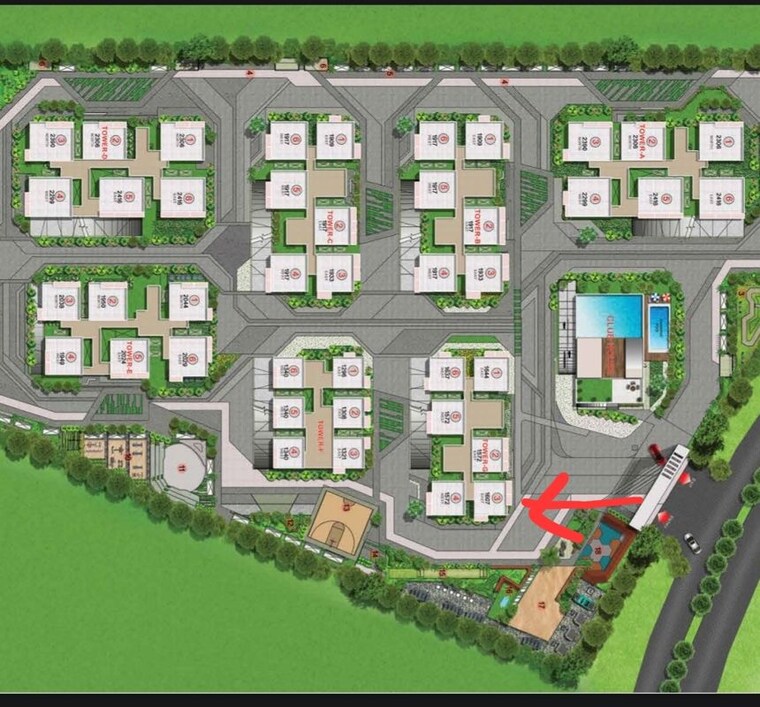 Master Plan, candeur-lakescape 2.5 Bedroom 1607 Sq.Ft. Apartment In Kondapur Hyderabad 10754492