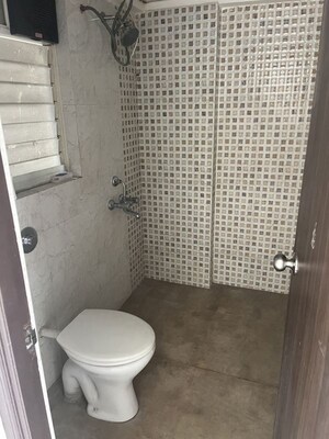 Bathroom in 1 BHK Apartment at Ganga New town, Dhanori – for Rent