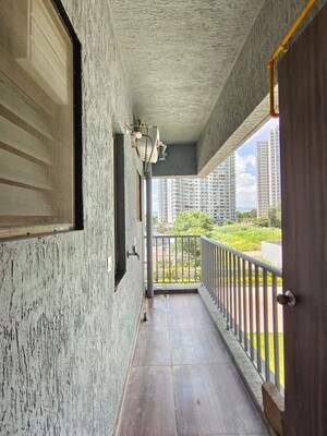 Balcony in 2 BHK Apartment at Paranjape Blue Ridge, Hinjewadi – for Rent