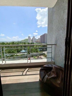 Balcony in 2 BHK Apartment at Paranjape Blue Ridge, Hinjewadi – for Rent