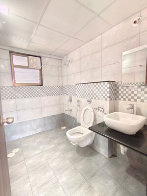 Bathroom in 2 BHK Apartment at Paranjape Blue Ridge, Hinjewadi – for Rent