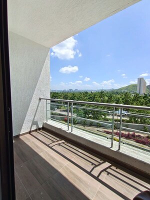 Balcony in 2 BHK Apartment at Paranjape Blue Ridge, Hinjewadi – for Rent
