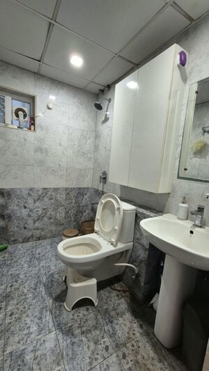 Bathroom in 2 BHK Apartment at RR Signature Bangalore, Thanisandra Main Road – for Rent