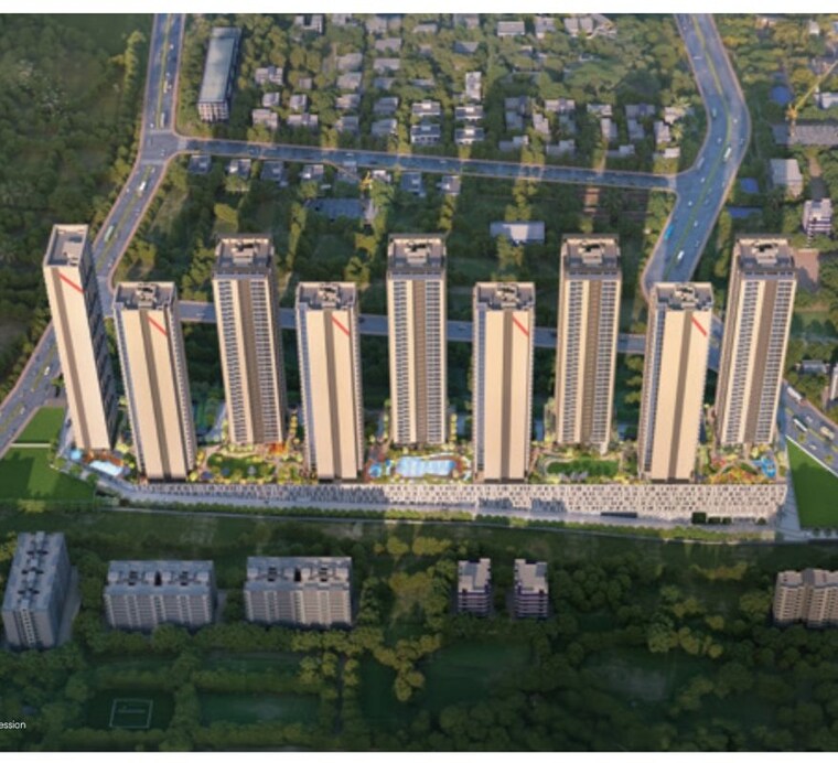 Exterior View, anp-privado 3 Bedroom 1309 Sq.Ft. Apartment In Baner Pune 10754629