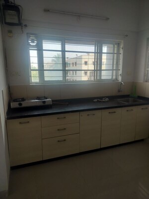 Kitchen in Studio Apartment at Amanora Metro Tower, Hadapsar – for Rent