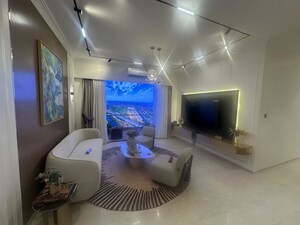Living Room in 3 BHK Apartment at Ajmera Manhattan, Wadala East – for Sale