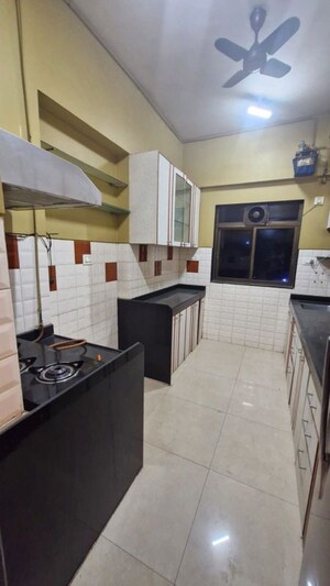 Kitchen in 3 BHK Apartment at Ashar Residency, Pokhran Road No Two – for Rent