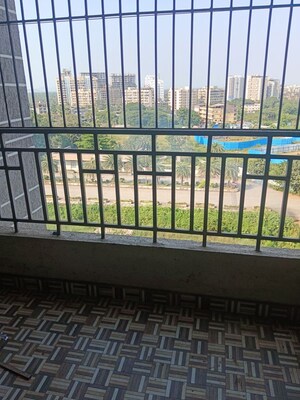 Balcony in 2 BHK Apartment at Runwal Gardens, Dombivli East – for Rent