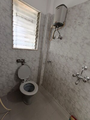 Bathroom in 2 BHK Apartment at Sankalp II, Malad East – for Rent