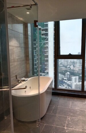 Attached Bathroom in 4 BHK Apartment at Rustomjee Crown, Prabhadevi – for Sale
