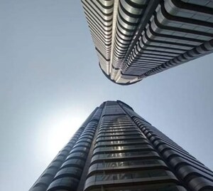 Staircase in 3 BHK Apartment at Omkar 1973, Worli – for Sale