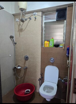 Bathroom in 2 BHK Apartment at Siddhi Highland Gardens, Dhokali – for Rent