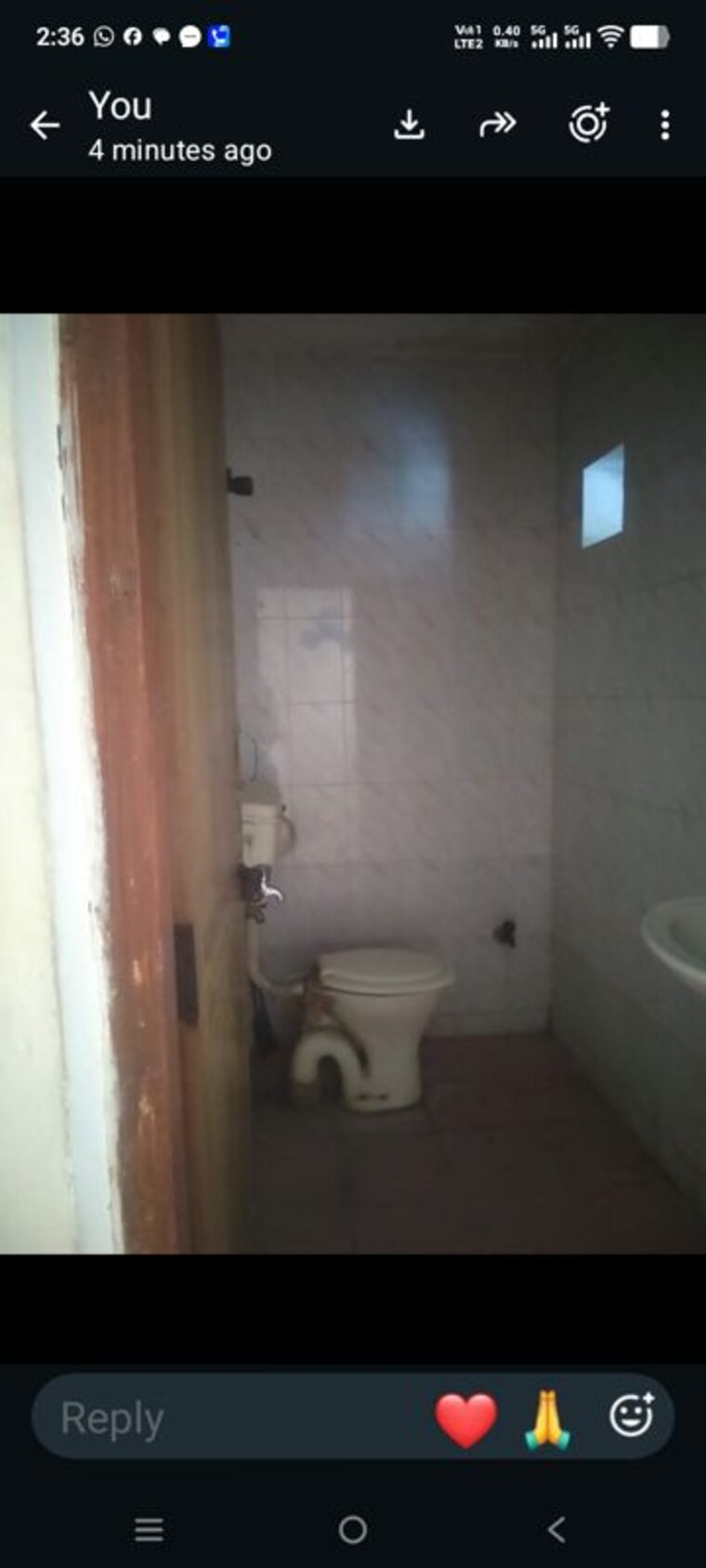 Bathroom, sector 19 1.5 Bedroom 650 Sq.Ft. Builder Floor In Sector 19 Noida 10754810
