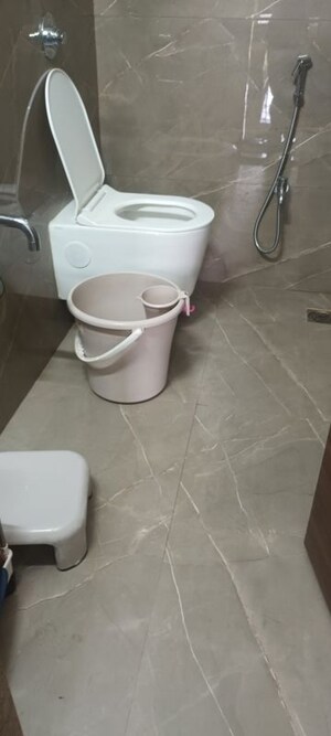 Bathroom in 2 BHK Apartment at Titanium Pyramid Icon, Ghansoli – for Rent