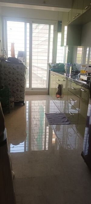 Kitchen in 2 BHK Apartment at Titanium Pyramid Icon, Ghansoli – for Rent