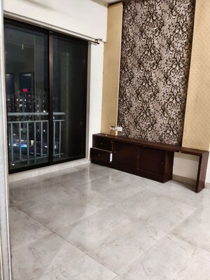 Bedroom in 2 BHK Apartment at Harmony Signature Towers, Owale – for Rent