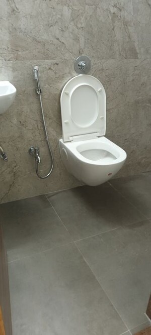 Bathroom in 2 BHK Apartment at Titanium Pyramid Icon, Ghansoli – for Rent