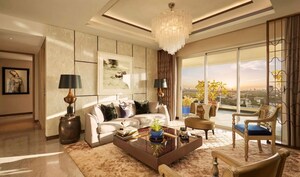 Living Room in 4 BHK Apartment at Lokhandwala Minerva Mahalaxmi, Mahalaxmi – for Sale