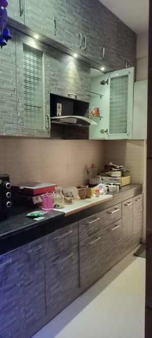 Kitchen in 3 BHK Apartment at VVIP Addresses, Raj Nagar Extension – for Rent