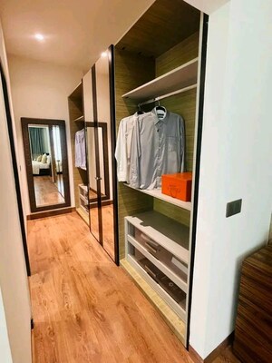 Balcony in 3.5 BHK Apartment at Mahindra Luminare, Sector 59 – for Rent