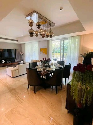 Living Room in 3.5 BHK Apartment at Mahindra Luminare, Sector 59 – for Rent