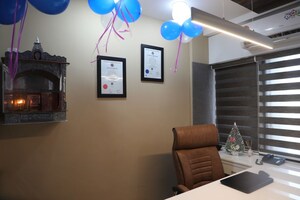 Team Area in  Office Space at Scarlet Gateway, Prahlad Nagar – for Rent