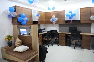Team Area in  Office Space at Scarlet Gateway, Prahlad Nagar – for Rent