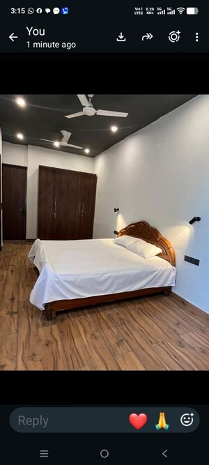 Bedroom in 1.5 BHK Builder Floor at Sector 19 – for Rent