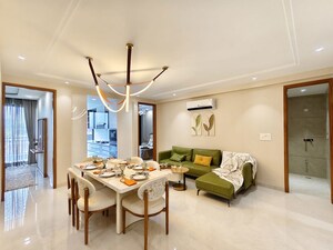 Dining area in 3 BHK Builder Floor at Ambala Highway – for Sale