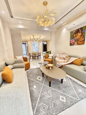 Living Room in 3 BHK Builder Floor at Ambala Highway – for Sale