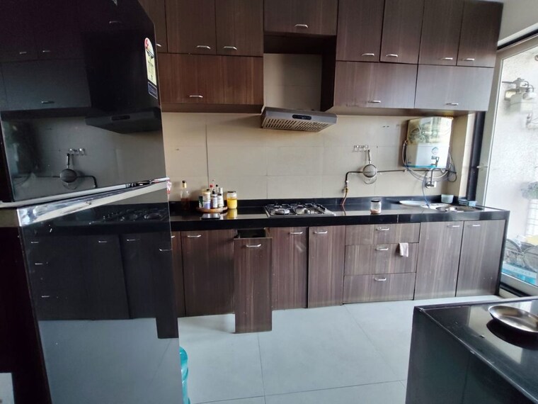 Kitchen, kesar-exotica 3 Bedroom 1100 Sq.Ft. Apartment In Kharghar Sector 10 Navi Mumbai 10755070