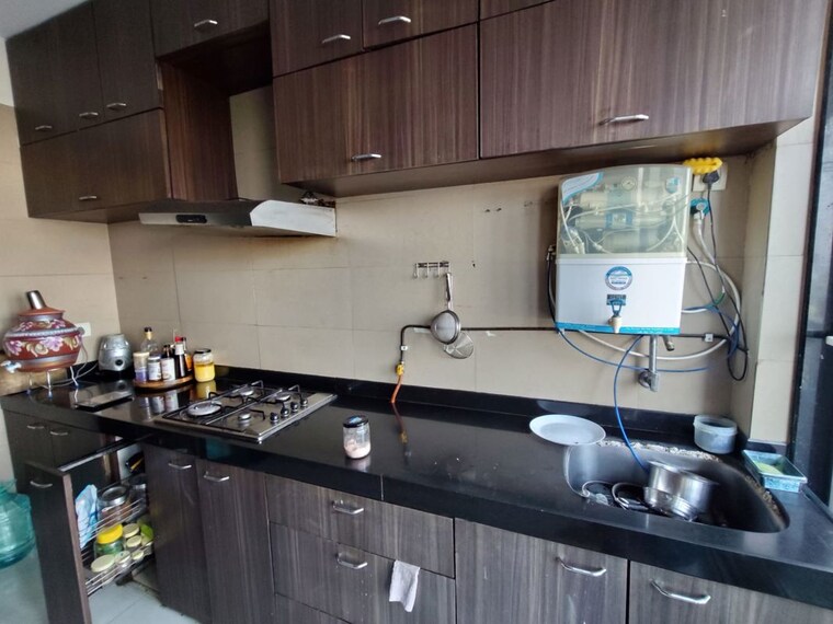 Kitchen, kesar-exotica 3 Bedroom 1100 Sq.Ft. Apartment In Kharghar Sector 10 Navi Mumbai 10755070