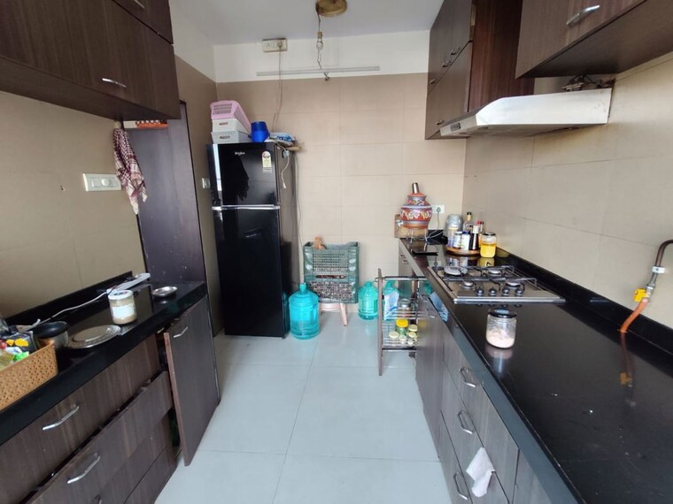 Kitchen, kesar-exotica 3 Bedroom 1100 Sq.Ft. Apartment In Kharghar Sector 10 Navi Mumbai 10755070