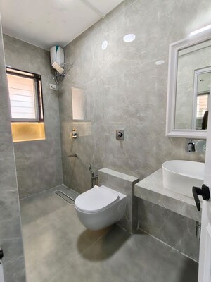 Bathroom in 2 BHK Apartment at Raheja Golden Rays, Powai – for Rent