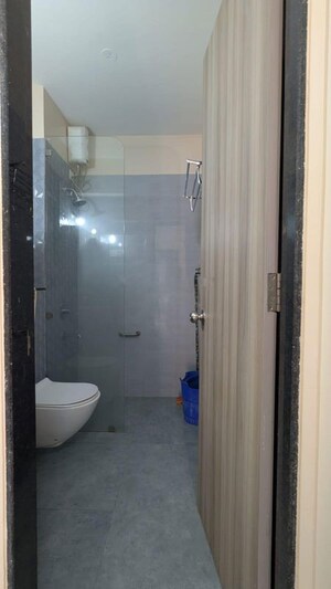 Bathroom in 1 BHK Apartment at Lodha Splendora, Ghodbunder Road – for Rent